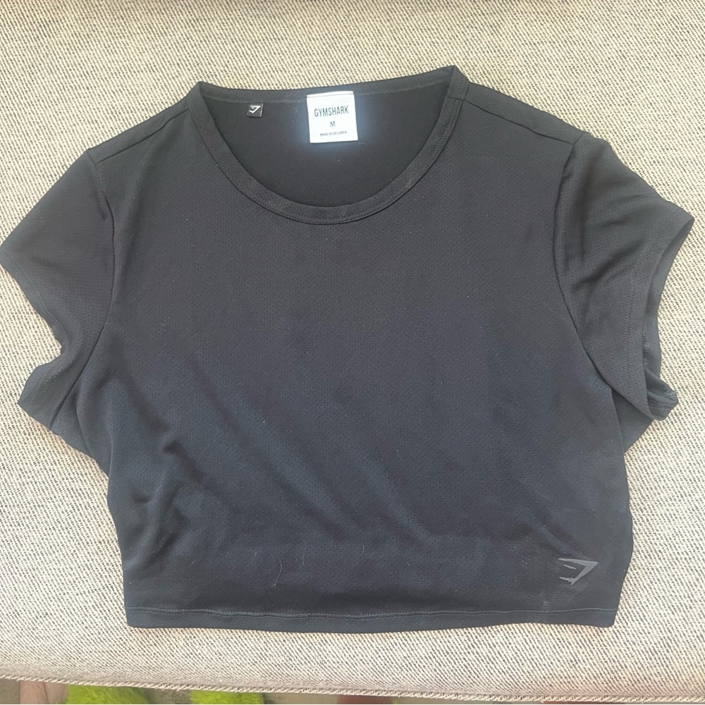 Gymshark Speed Crop Top - Black